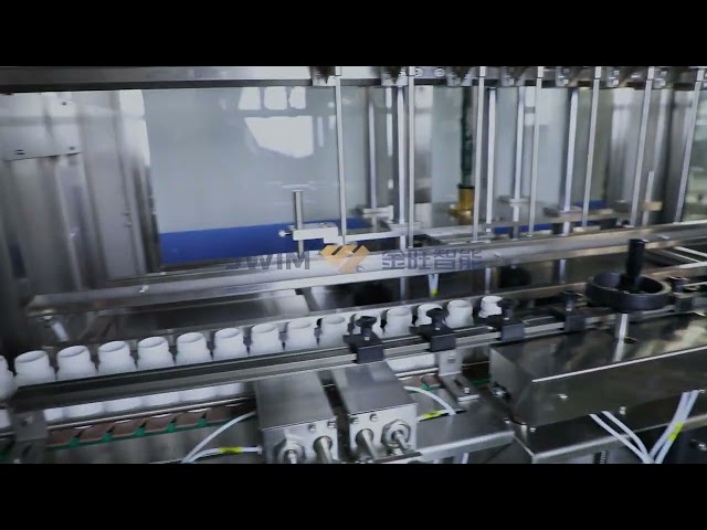 Fertilizer 1-5L Bottle Barrel Microcomputer In Line Anti Corrosion Gravity Filling Machine