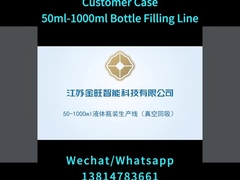 Customer Case// 50-1000ml Bottle Filling Line