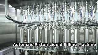 50-1000ml Automatic Piston Filling Machine For Agrochemical / Chenmical/ Fertilizer