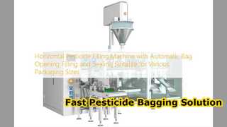 Horizontal Pesticide Filling and Sealing Machine