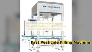 High Speed Pesticide Filling Machine for Chemical Industry