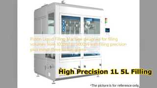 High Precision 1L to 5L Intelligent Piston Filling Machine