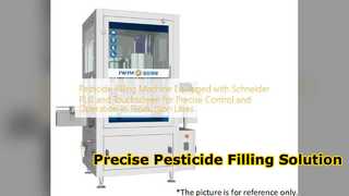Pesticide Filling Machine with Precision Schneider PLC