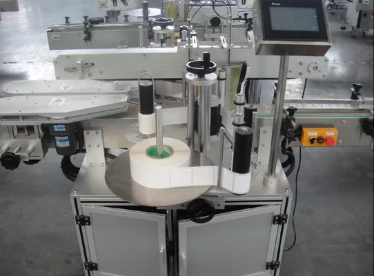 Double sided automatic square bottle labeling machine labeler