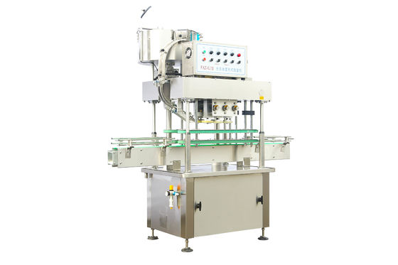 6000 BPH bottle automatic Linear Screw Capping Machine Vial Filling And Capping Machine