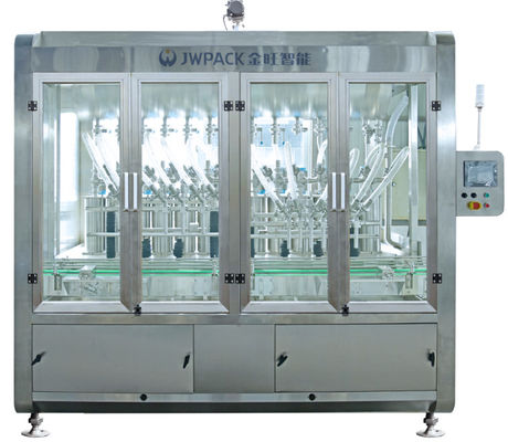 12 Nozzle Solvent Chemical Liquid Filling Machine Automatic 1-5L 1800 BPH