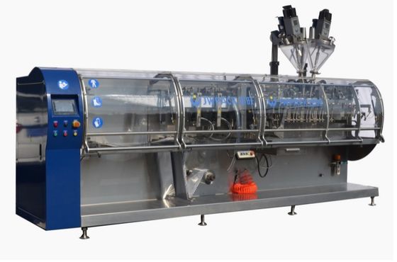 5-200g fully Automatic Horizontal Packaging Machinery 60pouches min
