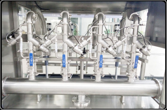 Disinfectant Honey Lotion Full Automatic Liquid Filling Machine Line 18Kg H 1.0KW Weighing
