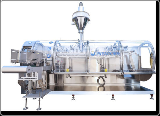 6.0KW auto horizontal packing machine Powder Particles Water Agent Suspension Agent