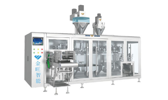 Preformed Automatic Pouch Filling And Sealing Machine 16bags Min 50 Gram Pouch Packing Machine