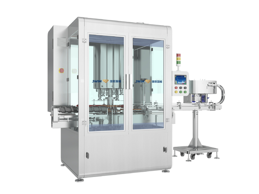 Rotary Packaging Automatic Capping Machine 6 Head 80ml-1000ml