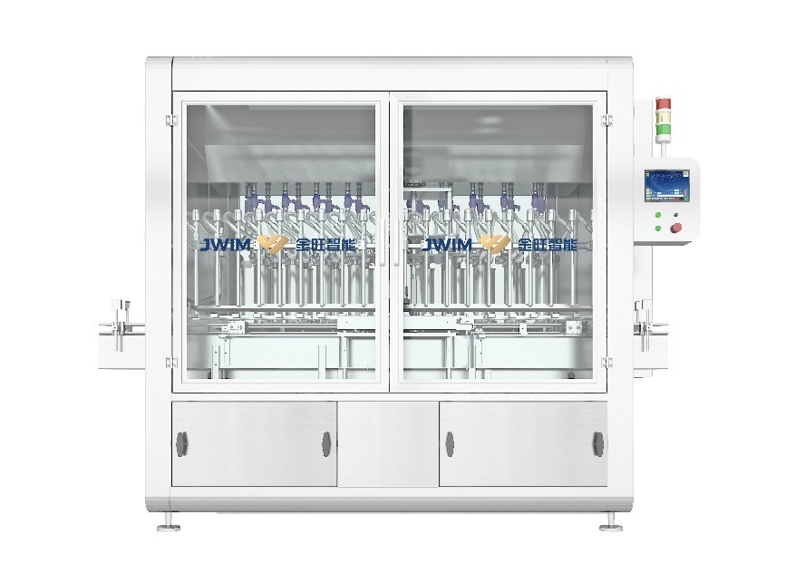 High Speed 100ml Bottle 16 Filling Heads Pesticide Piston Chemical Liquid Filling Machine Lubricating Oil Filling Machine