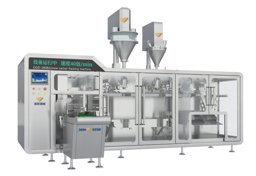 DGD-320-2 Automatic Horizontal Double Pouches Packing Machine for Pack Various Prefabricated Bag Products