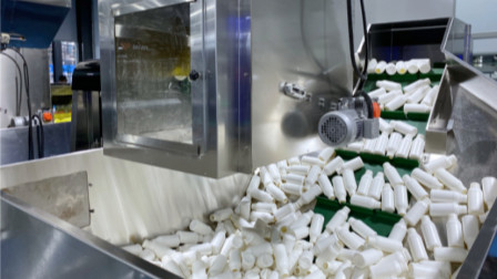 Robotic Bottle Unscrambler Machine LP-300H Quick Bottle Size Switch 50-1000ml
