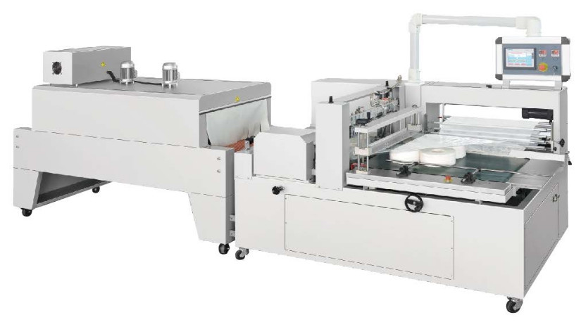 GB-600 Fully Automatic Rolling Sealing And Cutting Heat Shrink Packaging Machine Fully Enclosed