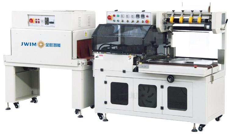 Fully Automatic L-shaped Heat Shrink Packaging Machine BTA-450/450A+BM-500 Safe