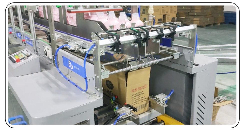 DZ-D Drop Off Type fully automatic carton packing machine 380V for bottle filling line