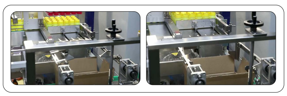 KZ-2T Full Automatic Carton Packing Machine For Regular Round Or Square Glass Bottles And Plastic Bottles