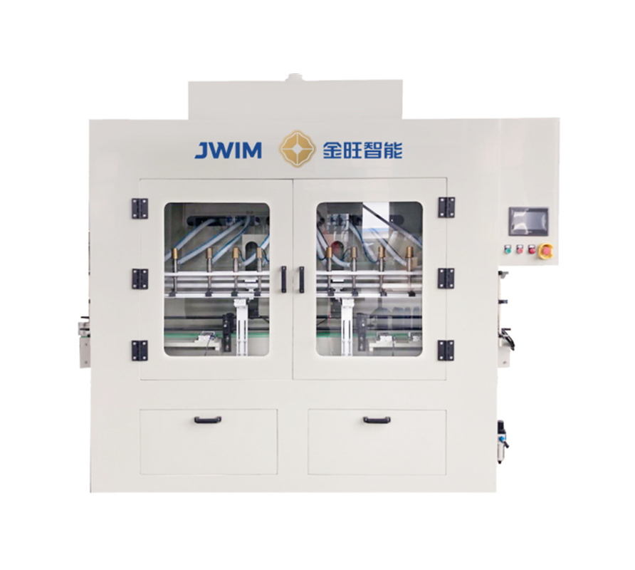 Anti Corrosion PP Frame 12-Nozzles Automatic Servo Piston Filling Machine