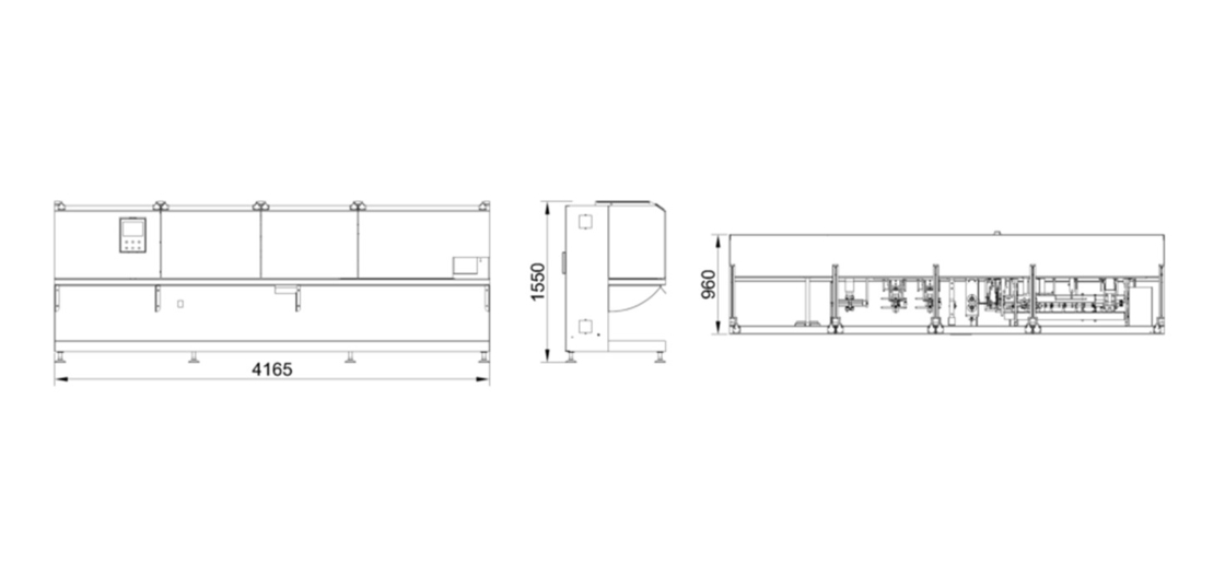 SUS304 Frame Fully Automatic Horizontal Roll Film Bagging Machine For Powder / Particle