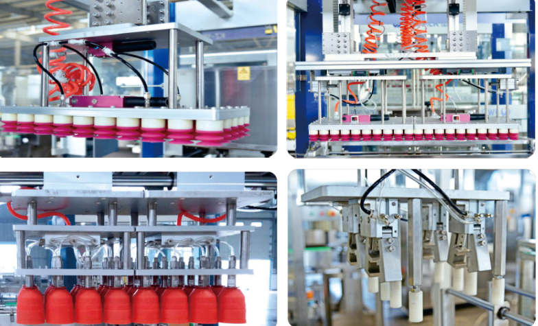 Fully automatic carton packing machine with touchscreen frequency converter and servo system for packaging of bottles