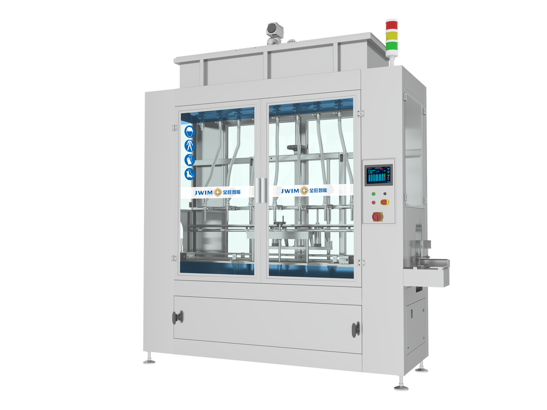 PLC Controlled Micro-Computer Filling Machine with Electric Scale Weight Feedback and Stainless Steel 304 Frame
