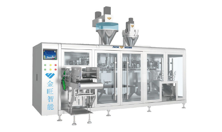 Preformed Automatic Pouch Filling And Sealing Machine 16bags Min 50 Gram Pouch Packing Machine