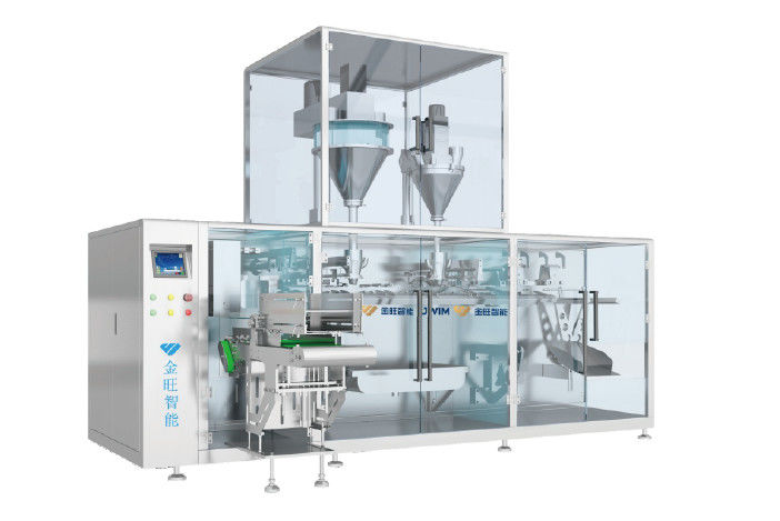 Automatic Powder Auger Filling Machine Weighing Double Hopper 1kg 50 Gram Packing Machine