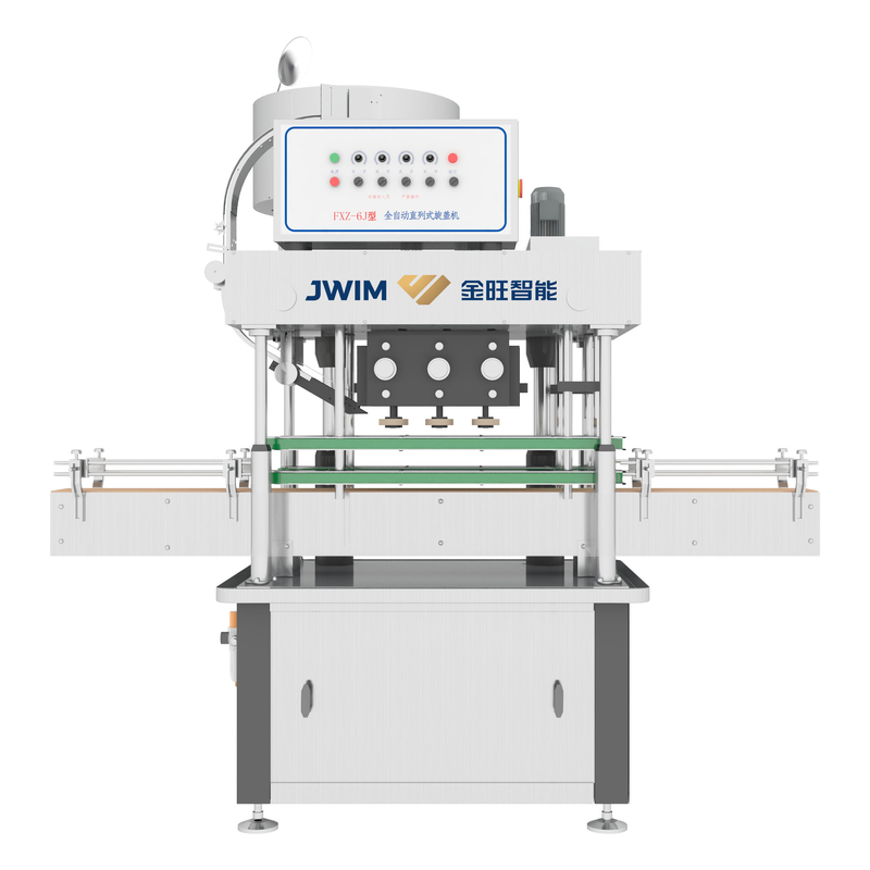 Linear Bottle Cap Screwing Automatic Capping Machine 7000BPH 2.4KW 50ML-1000ML