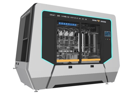High Speed Rail PLC Control 16 Nozzles Automatic Piston Filling Machine