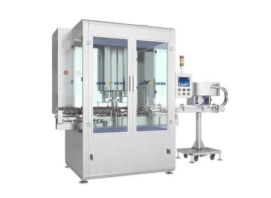 PLC Rotary Auto Screw Capping Machine 6 Head 50ML-1000ML 6500 BPH Automatic