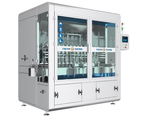 50-1000ml In Line Structure Arc Frame Pesticide 20 Nozzles Automatic Piston Filling Machine