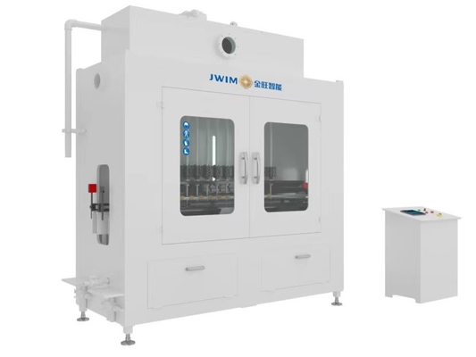 Pesticides Round Bottle Microcomputer In Line Anti Corrosion Gravity Filling Machine