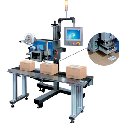 Right Angle Stickers 600mm Instant Printing Right Angle Labeling Machine