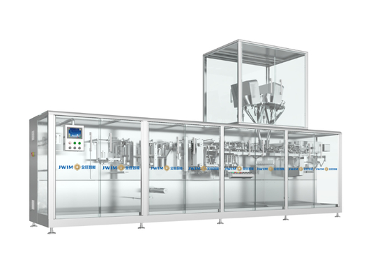 SUS304 Frame Fully Automatic Horizontal Roll Film Bagging Machine For Powder / Particle