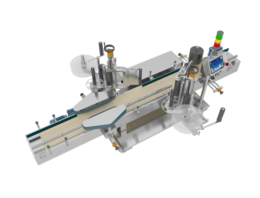 Square Flat Bottles TN-200LDS Single Side Self Adhesive Labeling Machine