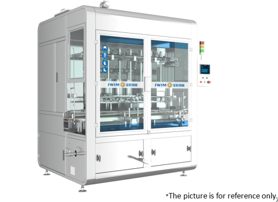 Piston Liquid Filling Machine designed for filling volumes from 1000ml to 5000ml with filling precision plus minus three to five grams