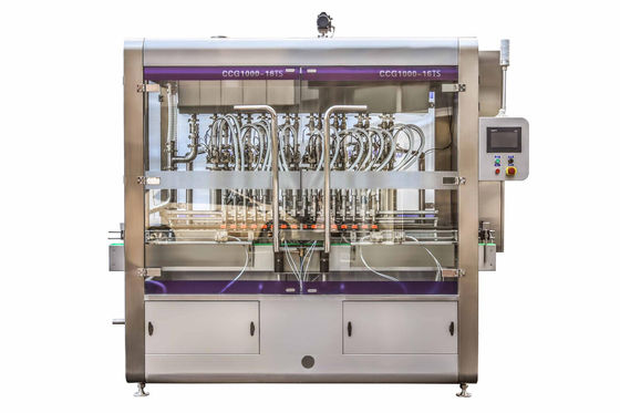 16 Head 4000 BPH Volumetric Liquid Filling Machine Edible Oil Bottle Filling Machine 80ml-1000ml
