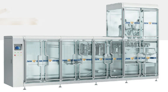 200 Ml automatic Pouch Filling And Sealing Machine Double Bag 6kw