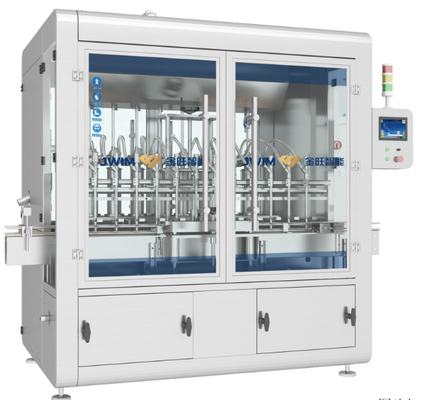 12 Nozzles Pesticide Filling Line Machine 4500BPH 50ml 1000mL