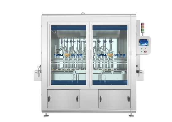 16 Filling Heads Pesticide Piston Liquid Filling Machine 6000 BPH 50ML-1000ML